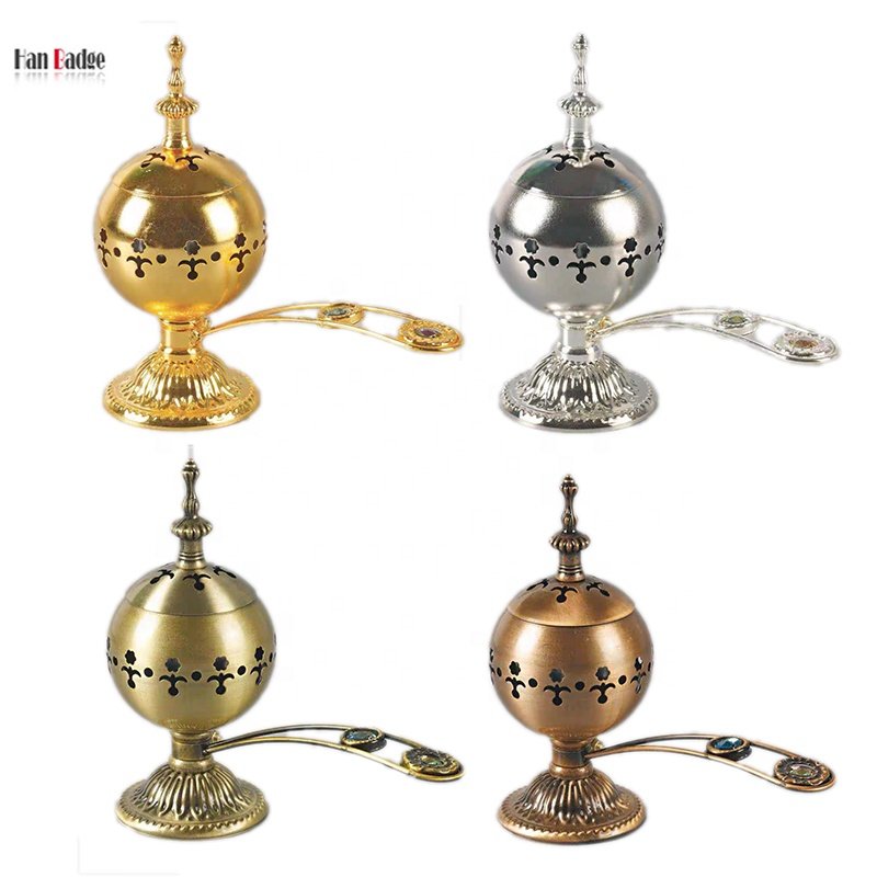 Middle Eastern Metal Portable Oud Stove Electric Or Charcoal Bakhoor Burner