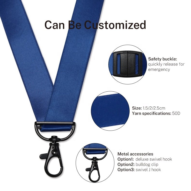 Ehua Ergonomics Seamless Neck Lanyard Sublimation Lanyard Strap Key Holder For Women Men Car Keys ID Badges Card Wallet Phone