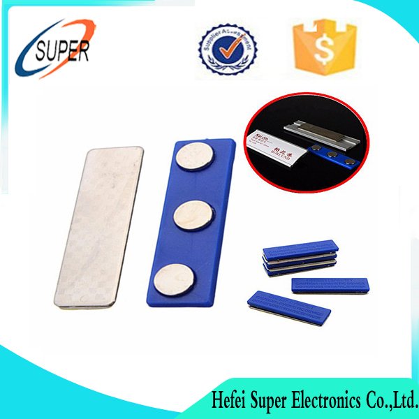 High Quality Name Logo Custom Magnetic Name Tags Name Badges with Magnet for Company Office School