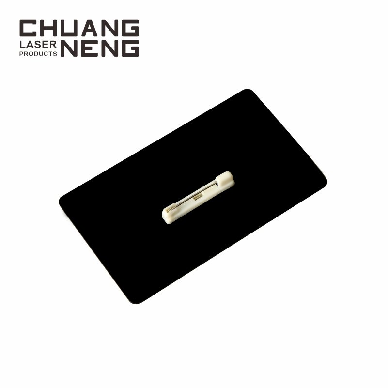 ABS laser carving label name plate name badge Custom Engraving Badges Durable Personalized Name Tag Pin Magnetic Backing