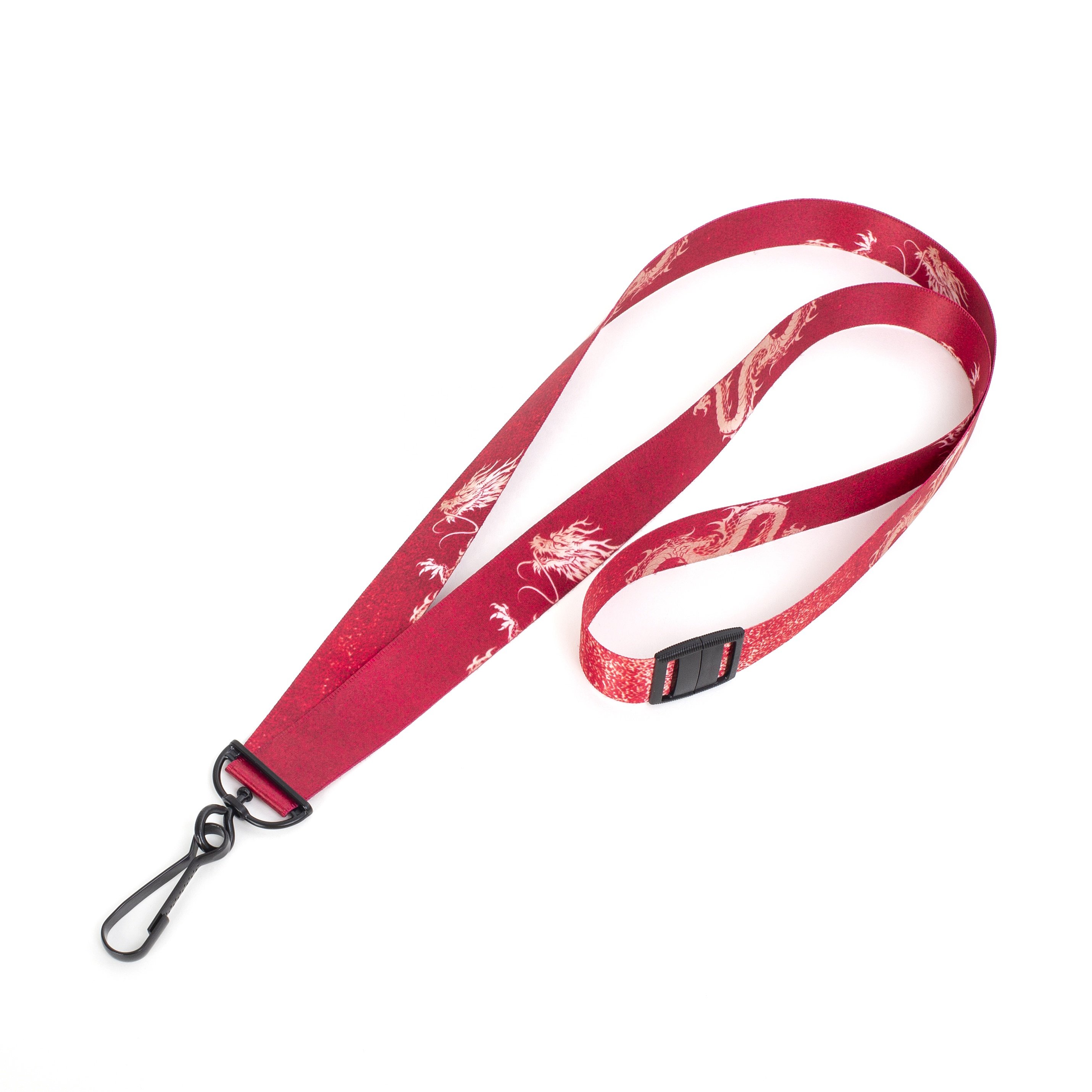 20mm RPET Seamless EHUA Ergonomics Neck Strap High Quality Custom Sublimation Lanyard Key chain Anime Lanyard for ID Holder