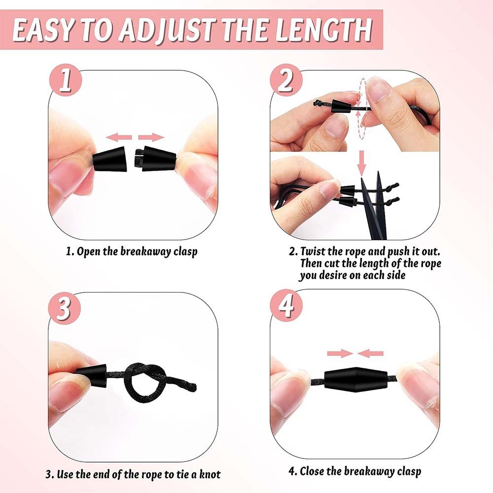 Best selling silicone wood bead beads with adjustable and rotatable design easy to pull crocodile clip
