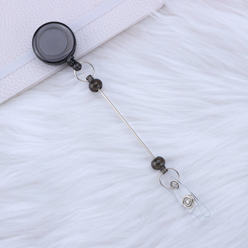 New Design High Quality Diy Color Pull Reel ID Card Badge Clip