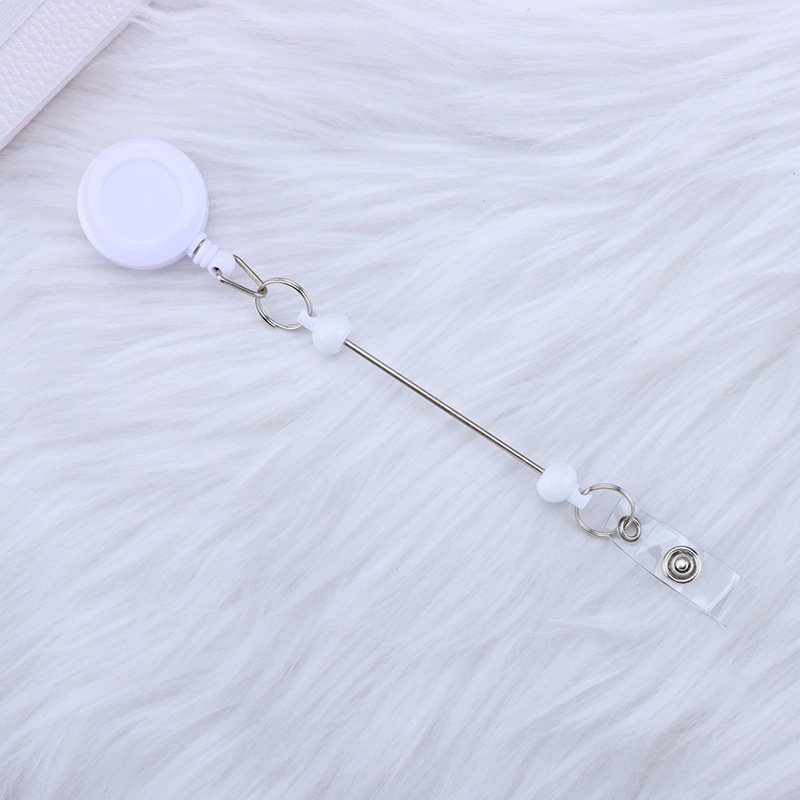 New Design High Quality Diy Color Pull Reel ID Card Badge Clip