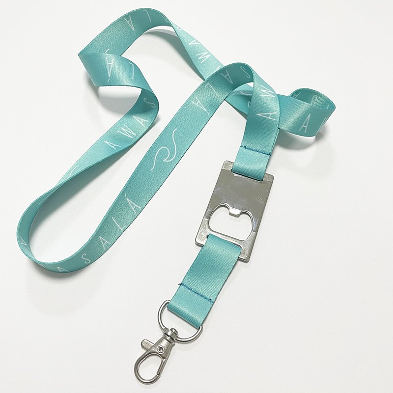 Kofei Printed Sublimation Neck Strap Id Badge Card Holder Lanyards With Logo Custom Polyester Opener Lanyard