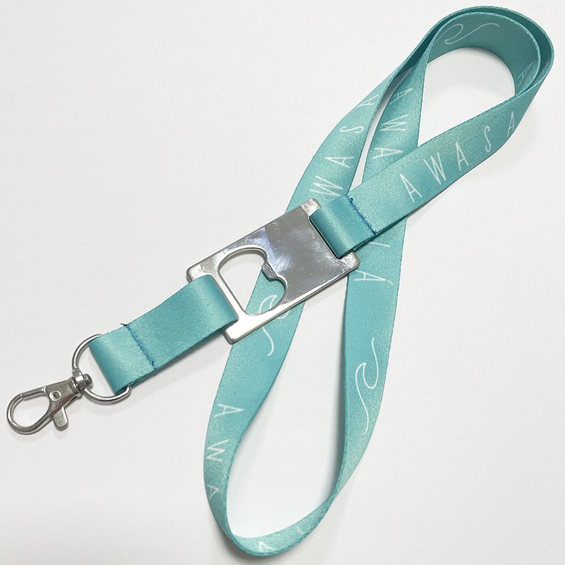 Kofei Printed Sublimation Neck Strap Id Badge Card Holder Lanyards With Logo Custom Polyester Opener Lanyard