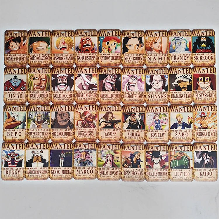 Japanese Anime Wanted Id Card Holder Figure Collection Nika Roger Cases Card Lanyard Key Lanyard Badge Oem