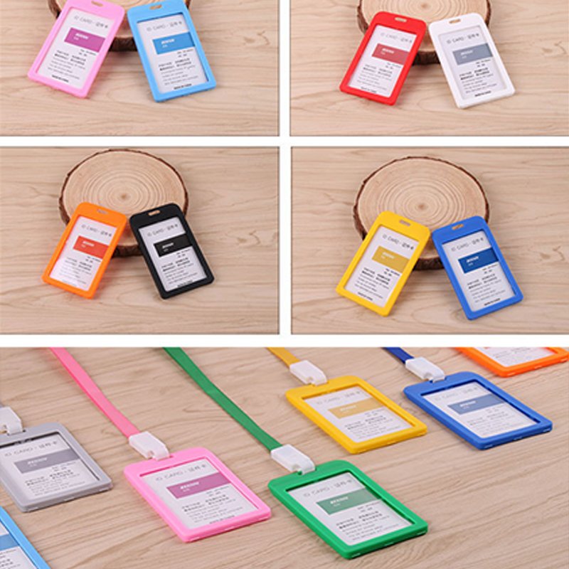 Smart ID Badge Holder Credit Card Holder ID Holder Zipper pocket