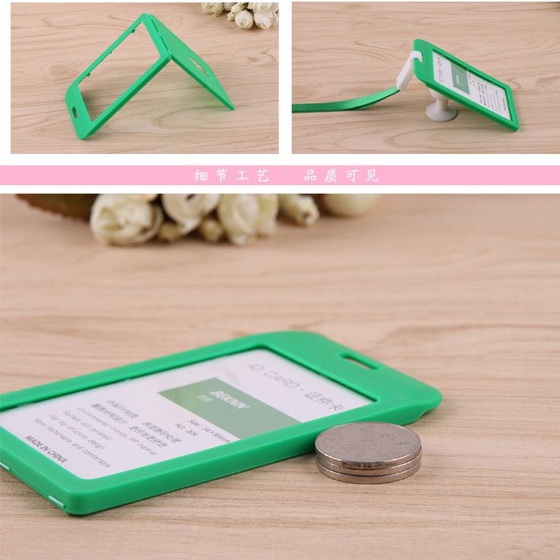 Smart ID Badge Holder Credit Card Holder ID Holder Zipper pocket