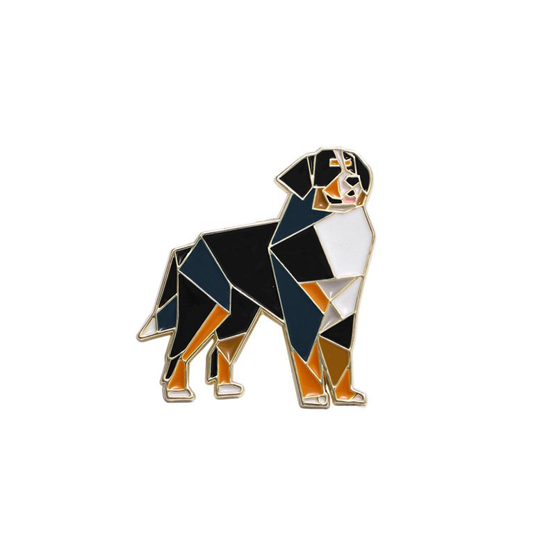 Hot Sales designer gold custom metal enamel cartoon animal lapel luxury badge holder pins brooches pin women