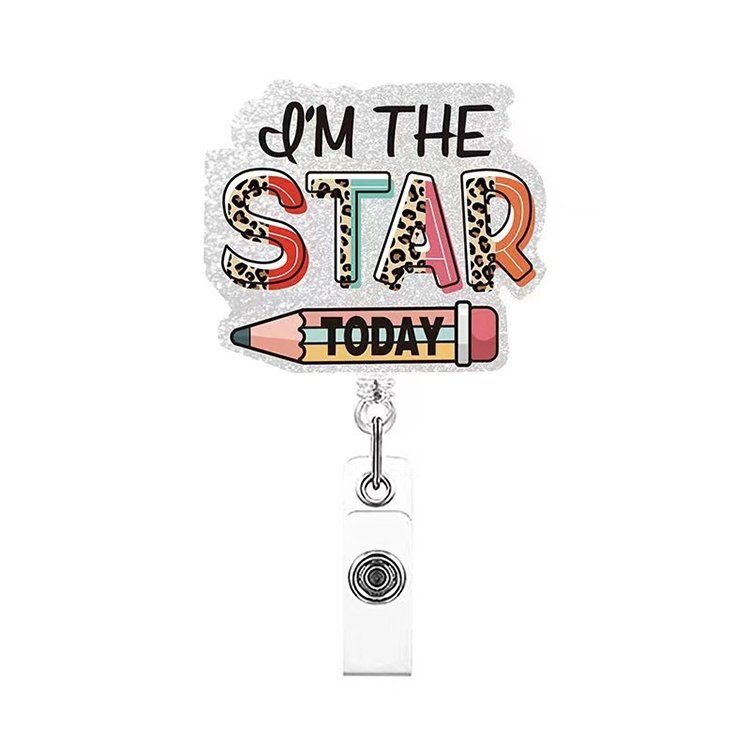 Most Popular Low Price Gold Medical Sanrio Hard Retractable Badge Holder Reel