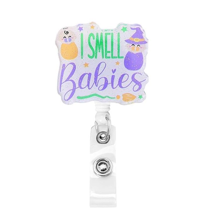 Most Popular Low Price Gold Medical Sanrio Hard Retractable Badge Holder Reel