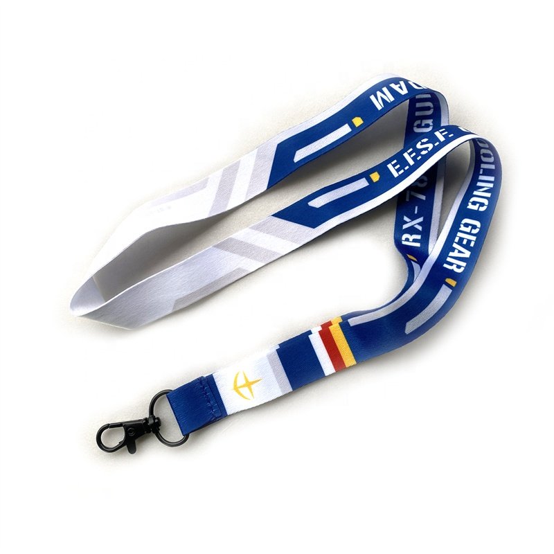 Polyester Digital Printing ID Card Holder Neck Sports Work Card Exhibitions Custom Lanyard