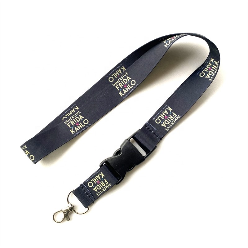 Polyester Digital Printing ID Card Holder Neck Sports Work Card Exhibitions Custom Lanyard