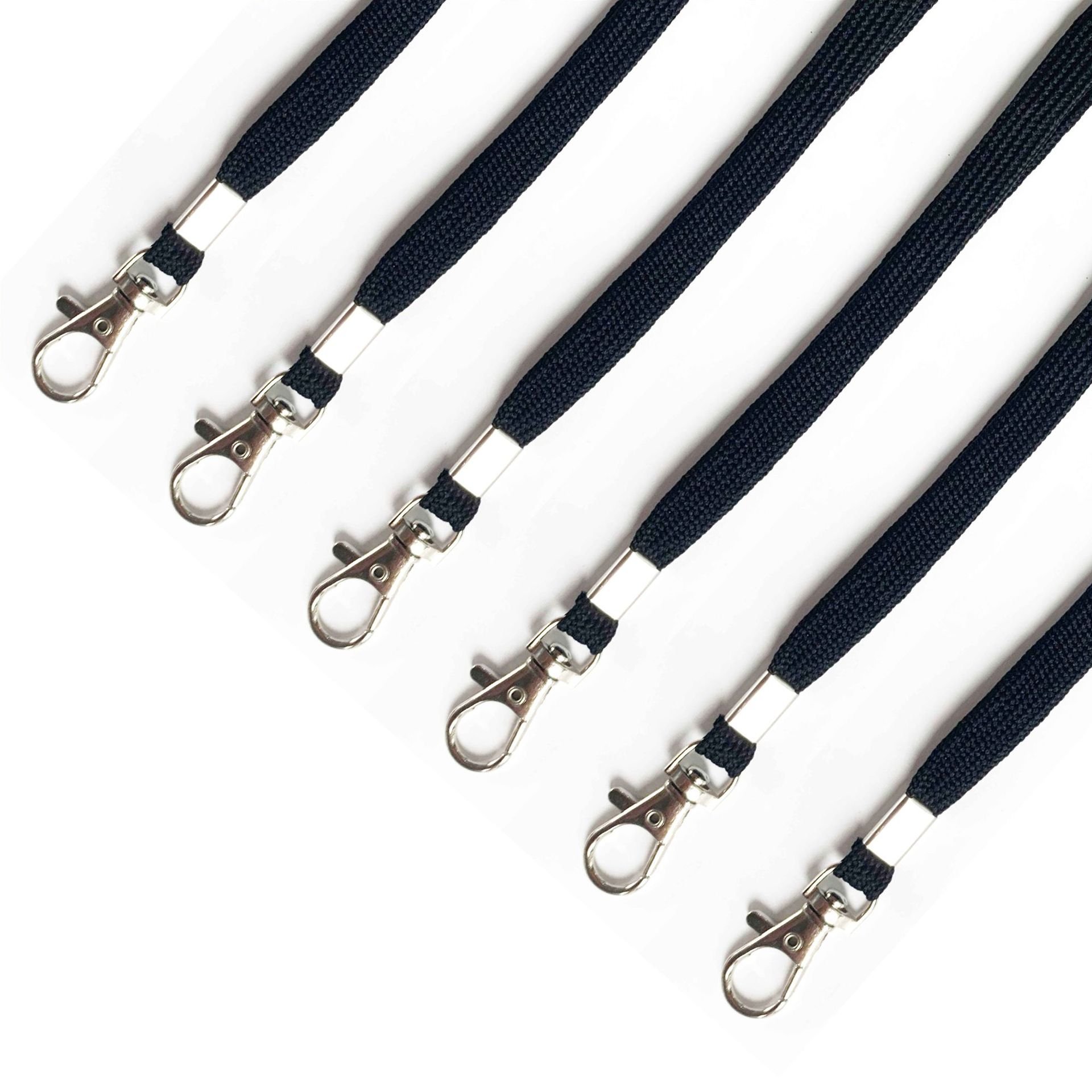 Wholesale Custom Polyester Lanyards Keychain Plain Nylon Cell Phone Neck Strap Id Badge Lanyard