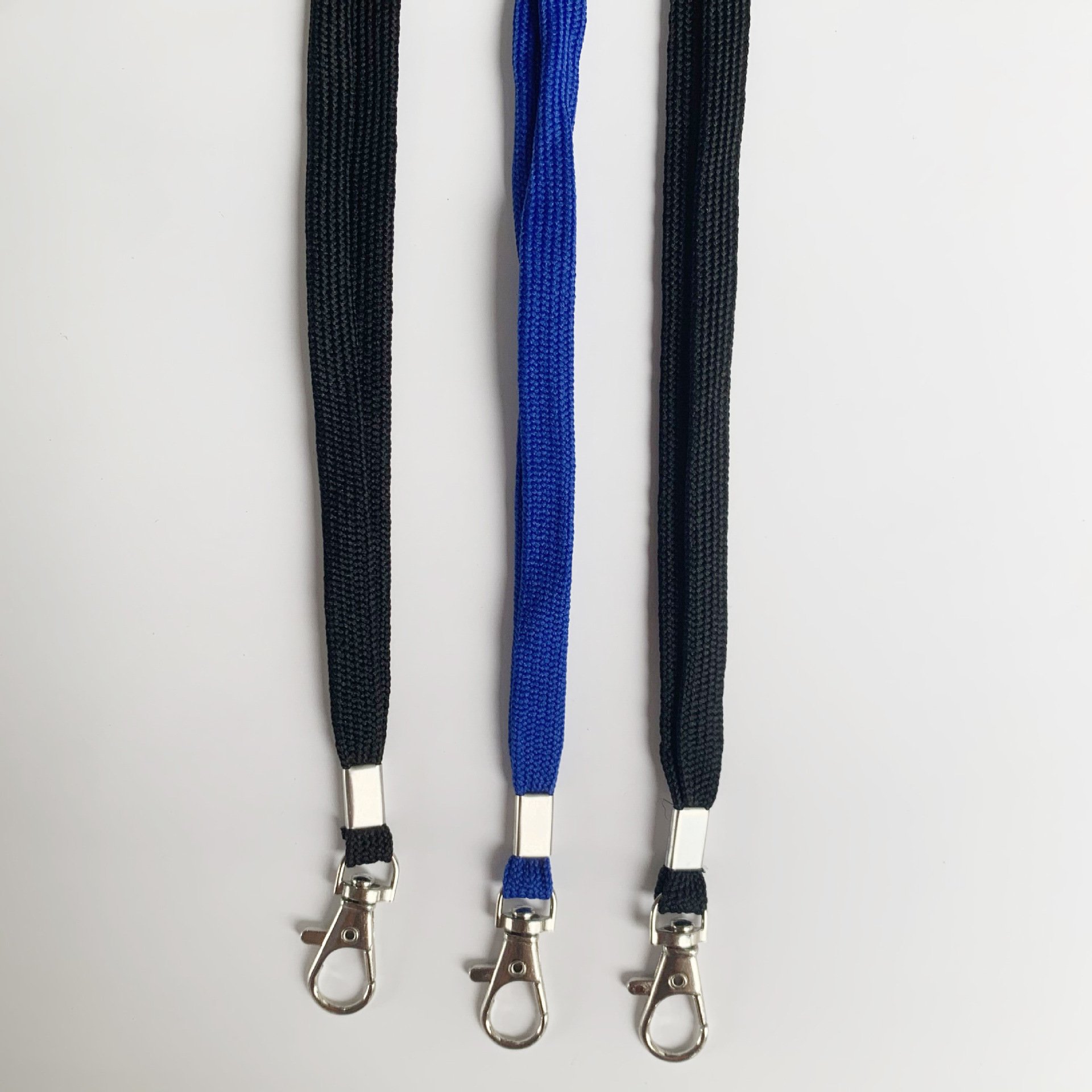 Wholesale Custom Polyester Lanyards Keychain Plain Nylon Cell Phone Neck Strap Id Badge Lanyard