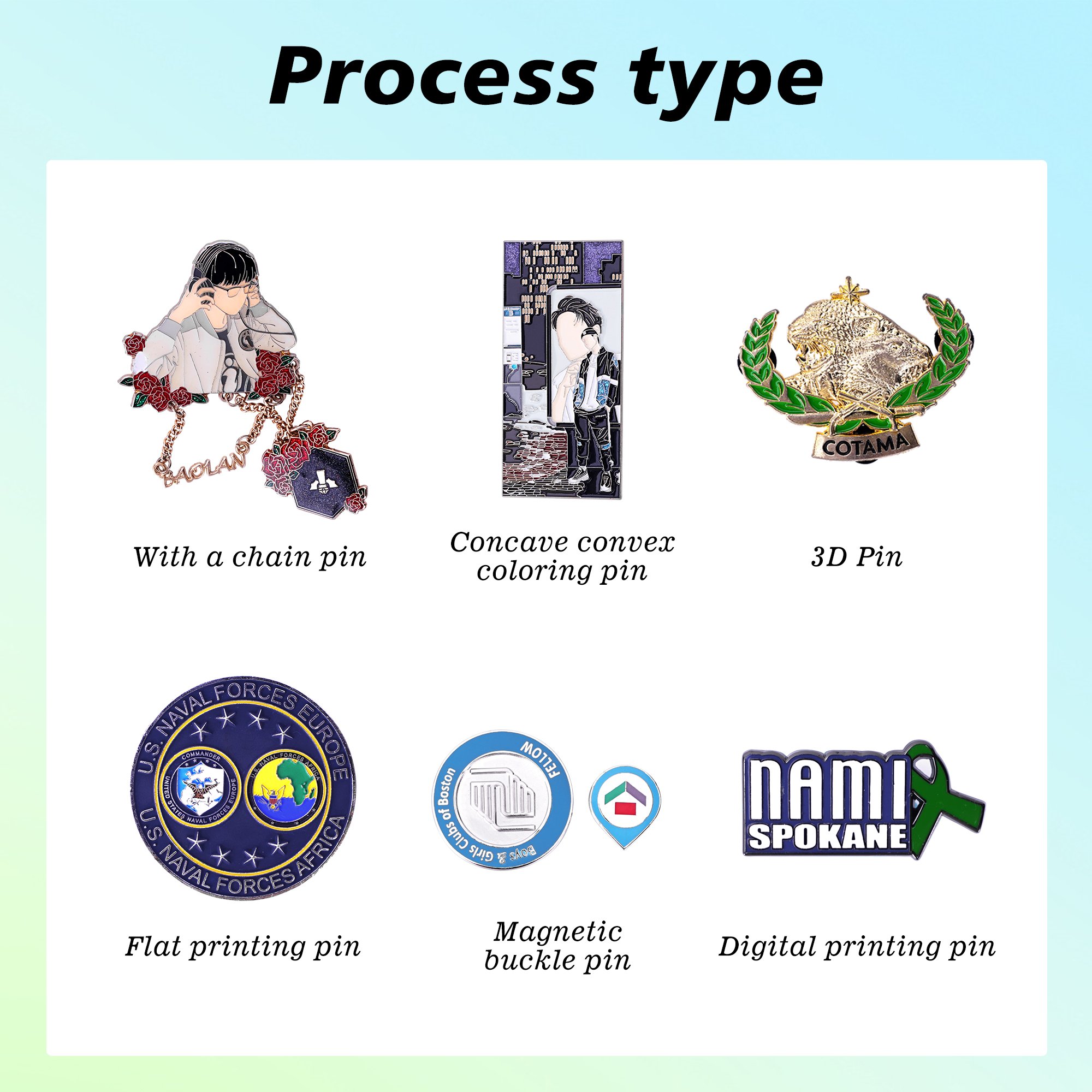 Customize Your Own Design Metal Soft Enamel Badge High Quality Manufacturer Promotional Metal Enamel Enamel Pin