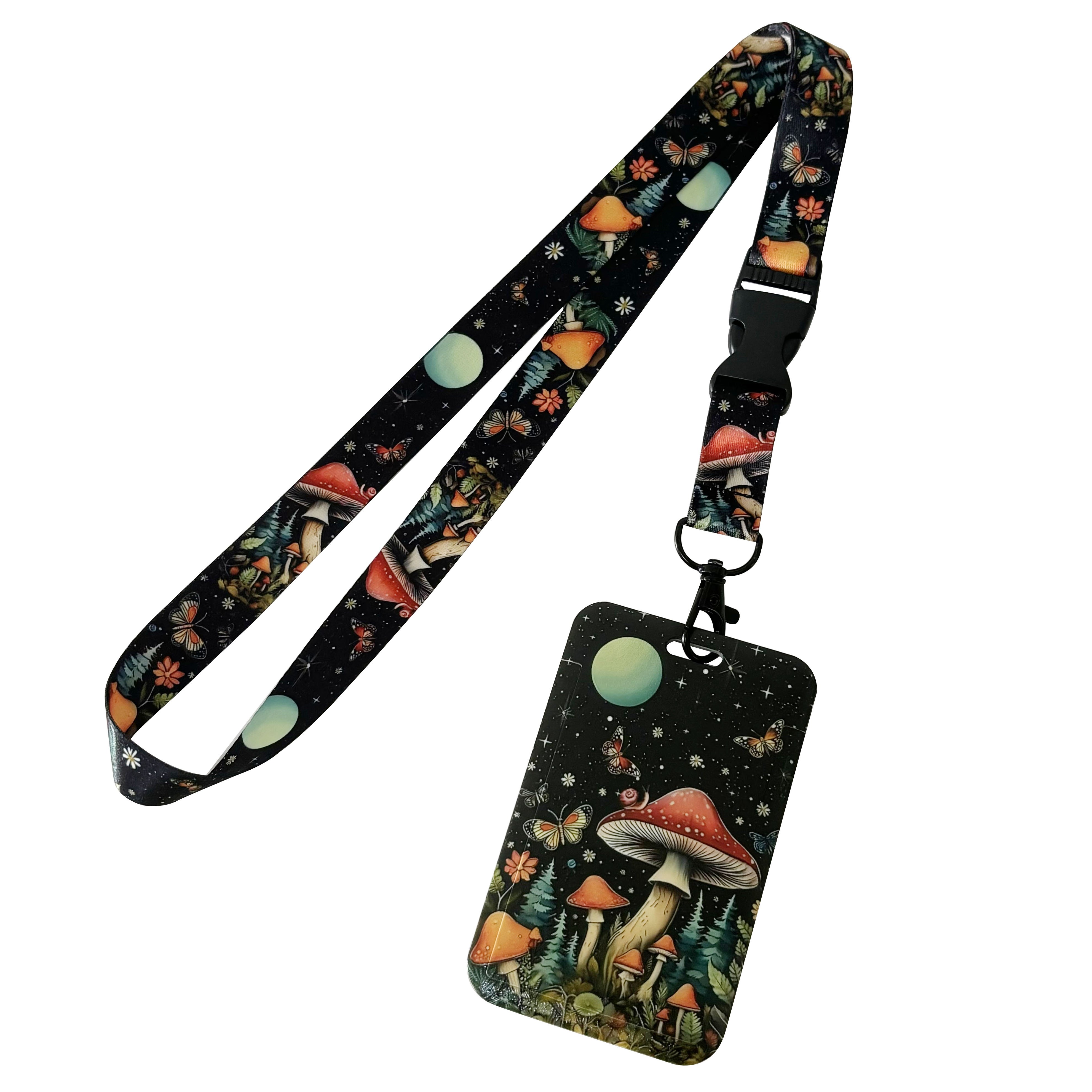 Direct Factory High Quality School Sublimation Lanyard Anime Custom Printing ID Card Badge Holder Lanyard