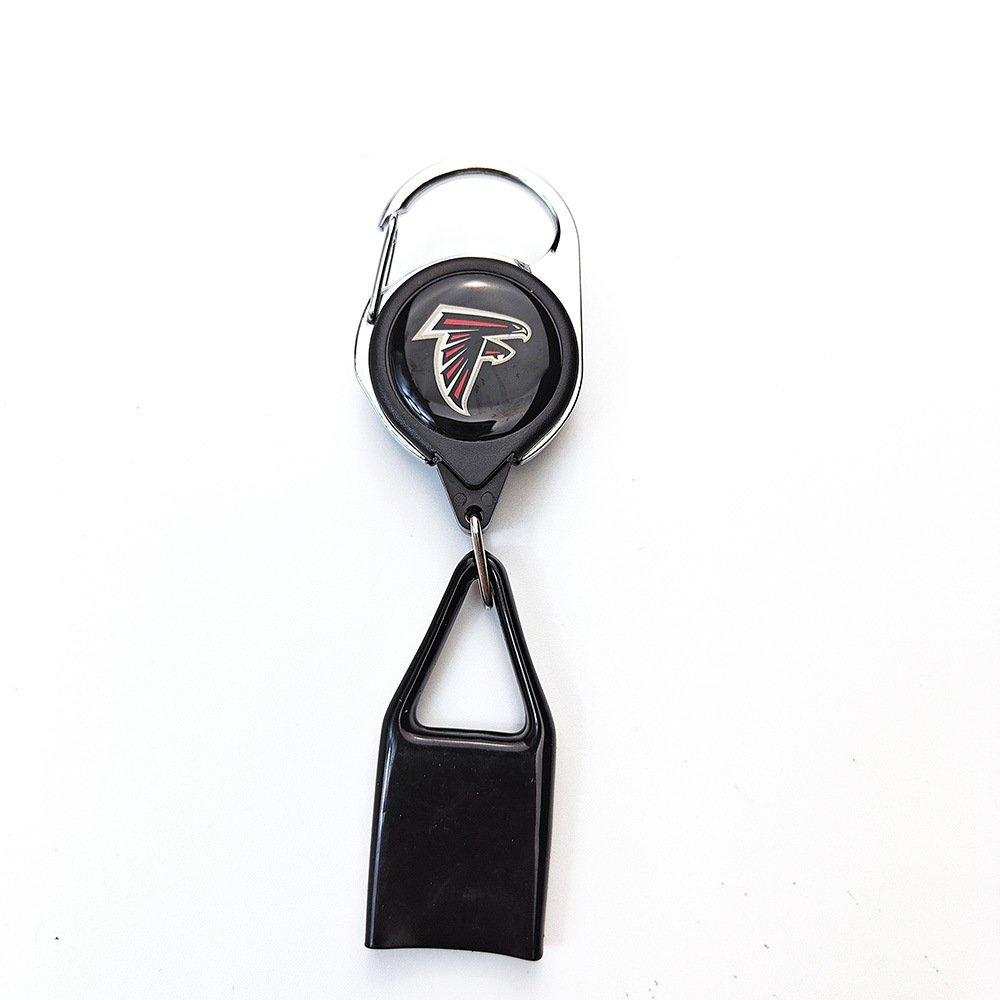 USA Rugby Fans Gifts Football Retractable Badge Reel Lighter Clipper Leash Retractable Keychain Premium Badge Holder