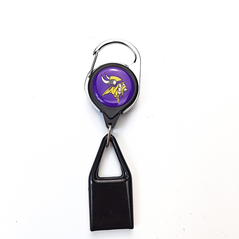 USA Rugby Fans Gifts Football Retractable Badge Reel Lighter Clipper Leash Retractable Keychain Premium Badge Holder