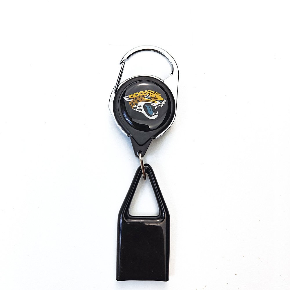 USA Rugby Fans Gifts Football Retractable Badge Reel Lighter Clipper Leash Retractable Keychain Premium Badge Holder
