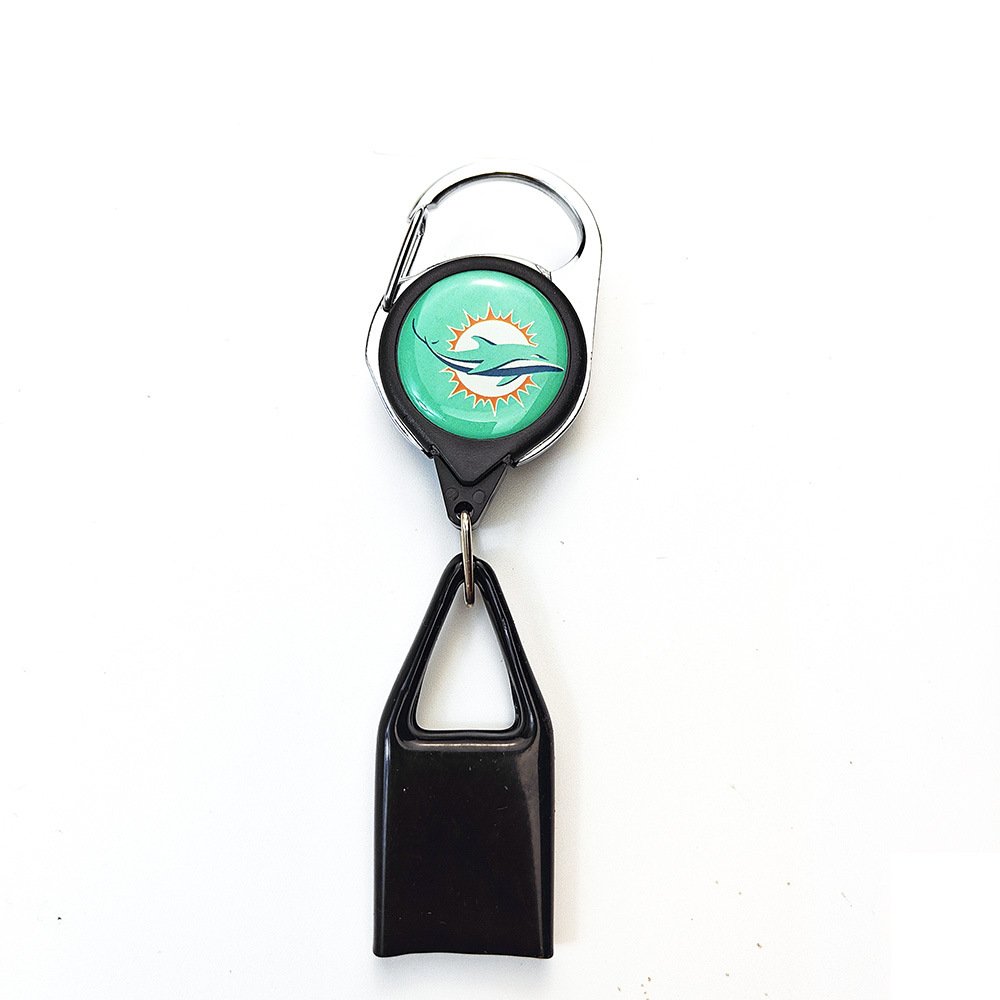 USA Rugby Fans Gifts Football Retractable Badge Reel Lighter Clipper Leash Retractable Keychain Premium Badge Holder