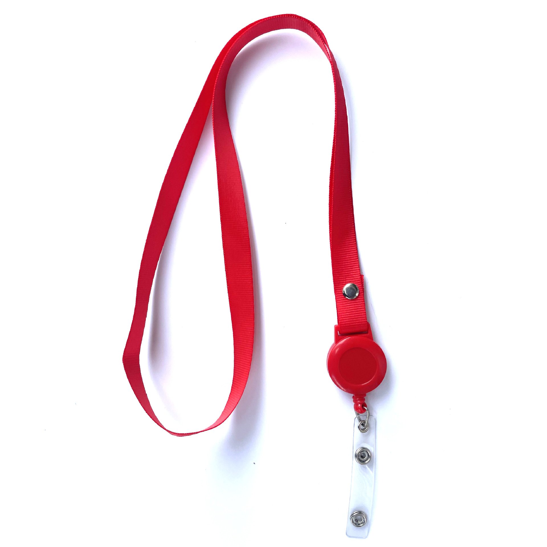 Wholesale Custom Logo Cheap Blank Plain Exhibition Yoyo Retractable Neck Lanyard With Id Card Badge Holder