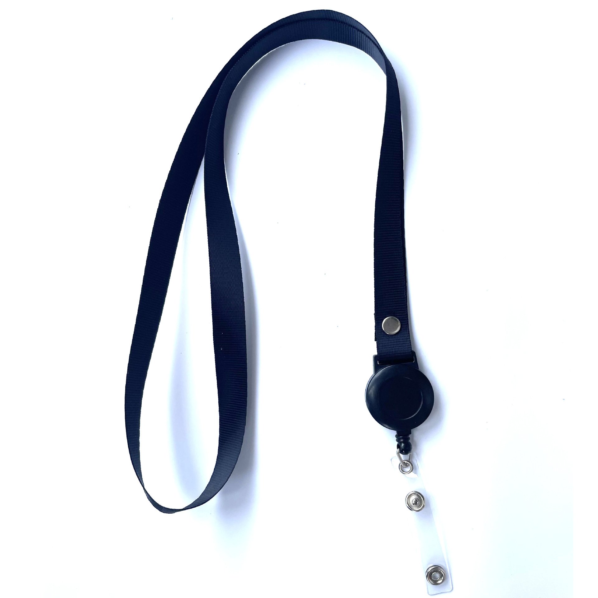 Wholesale Custom Logo Cheap Blank Plain Exhibition Yoyo Retractable Neck Lanyard With Id Card Badge Holder