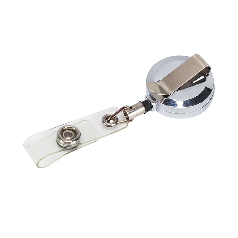 Cheap Plastic Id Badge Reel Custom Printed Logo Retractable Reel Badge Holder