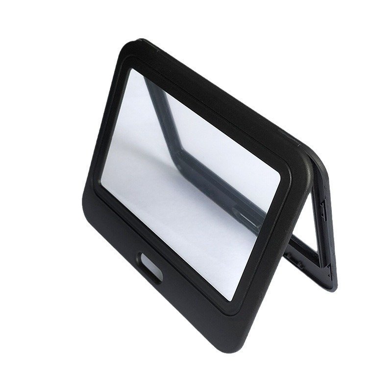 2 Sides Plastic Center Clear Window Business ID Card Cases Color Badge Hard Plastic Double-Faced Transparent Card Holder