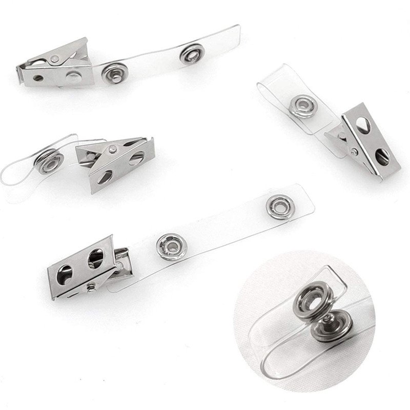 High Quality Disposable ID Clip Retractable Nurse Badge Reel Clip ID Badge ID Card Holder With Clips