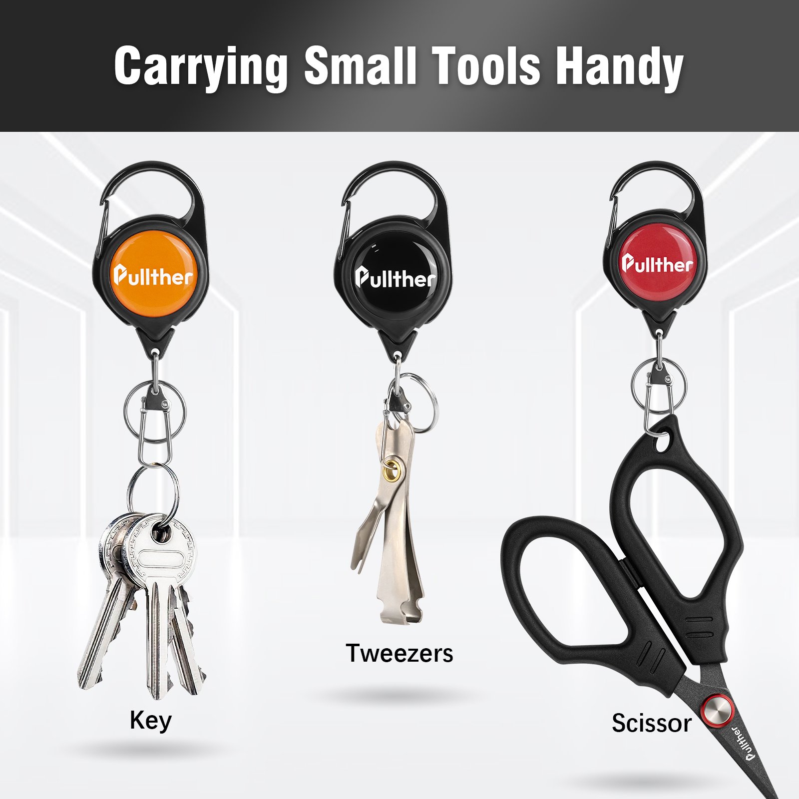 Wholesale 65cm Stretch length DIY Retractable Keychain Badge Holder Pull Reel ID Badge Reel Reel Custom Logo