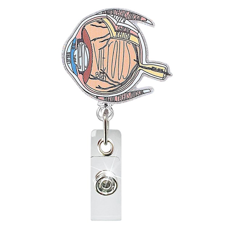 Contemporary Fashionable Cheap High Quality Heart Beat Name Nurse Badge Reel Badge Holder