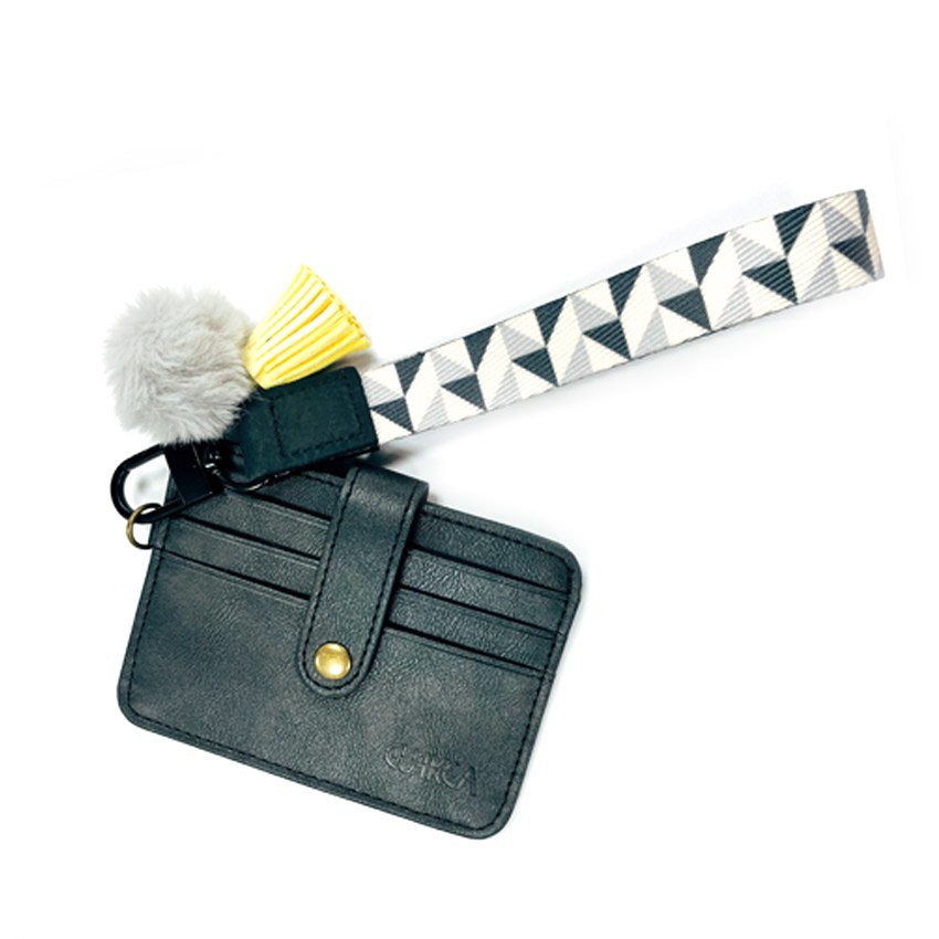 Bulk lanyard with id card badge holder made from leather custom only