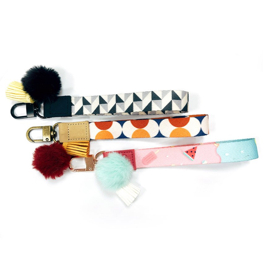 Bulk lanyard with id card badge holder made from leather custom only