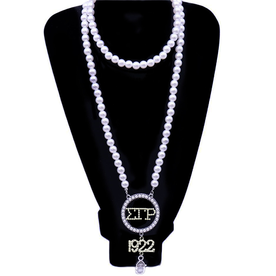 Custom LOGO Jack And Jill Of America Sorority Alpha DST ZPB Zeta Amicae SGRho LINKS XHO OES DOI Inspired Badge Holder Necklace