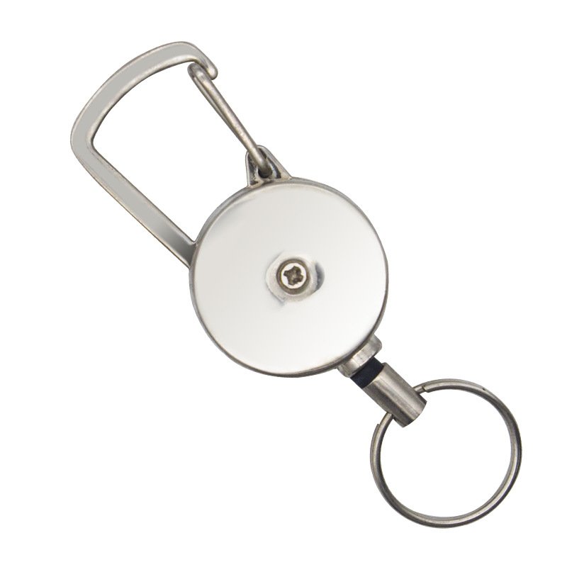 All Metal Retractable badge holder accessories Reel ID Badge Card Holder Clip for Work Card Students Worker Doctor