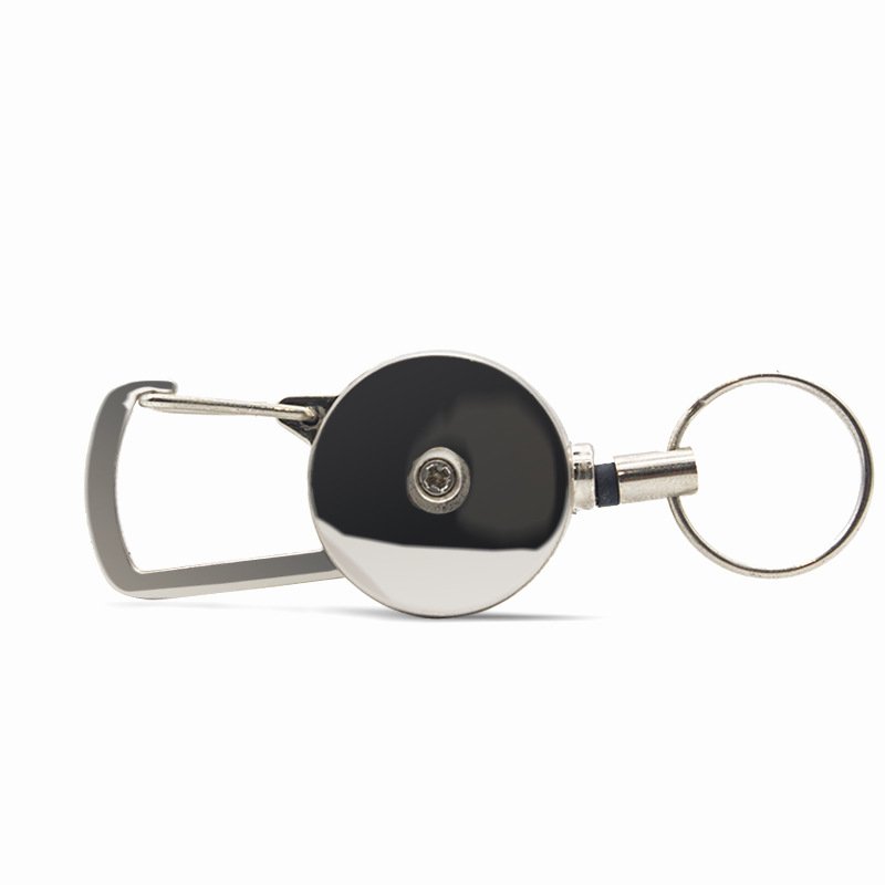 All Metal Retractable badge holder accessories Reel ID Badge Card Holder Clip for Work Card Students Worker Doctor