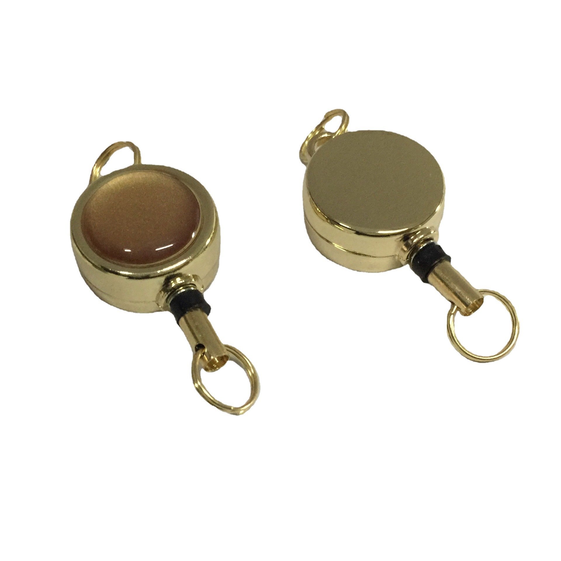 All Metal Retractable badge holder accessories Reel ID Badge Card Holder Clip for Work Card Students Worker Doctor