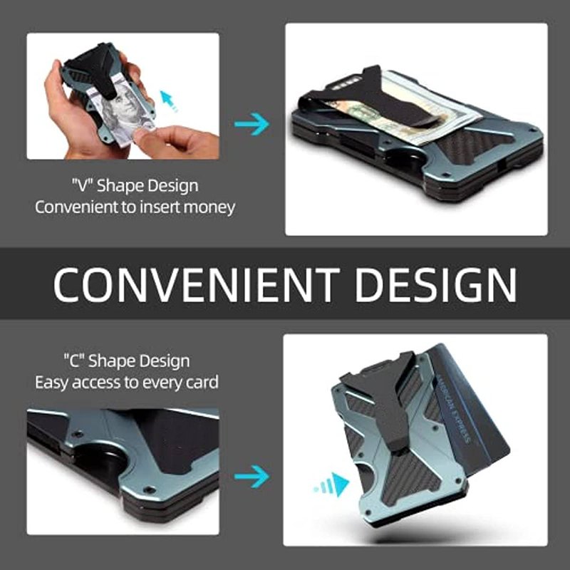 Vertical ID Card Badge Holder Plastic Name Place Aluminum Business Card Holder