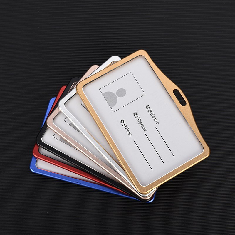 Lanyard Card Holder Certificate Name ID Card Badge Holder With Lanyard With ID Card Holder Metal Aluminum Alloy Top Selling