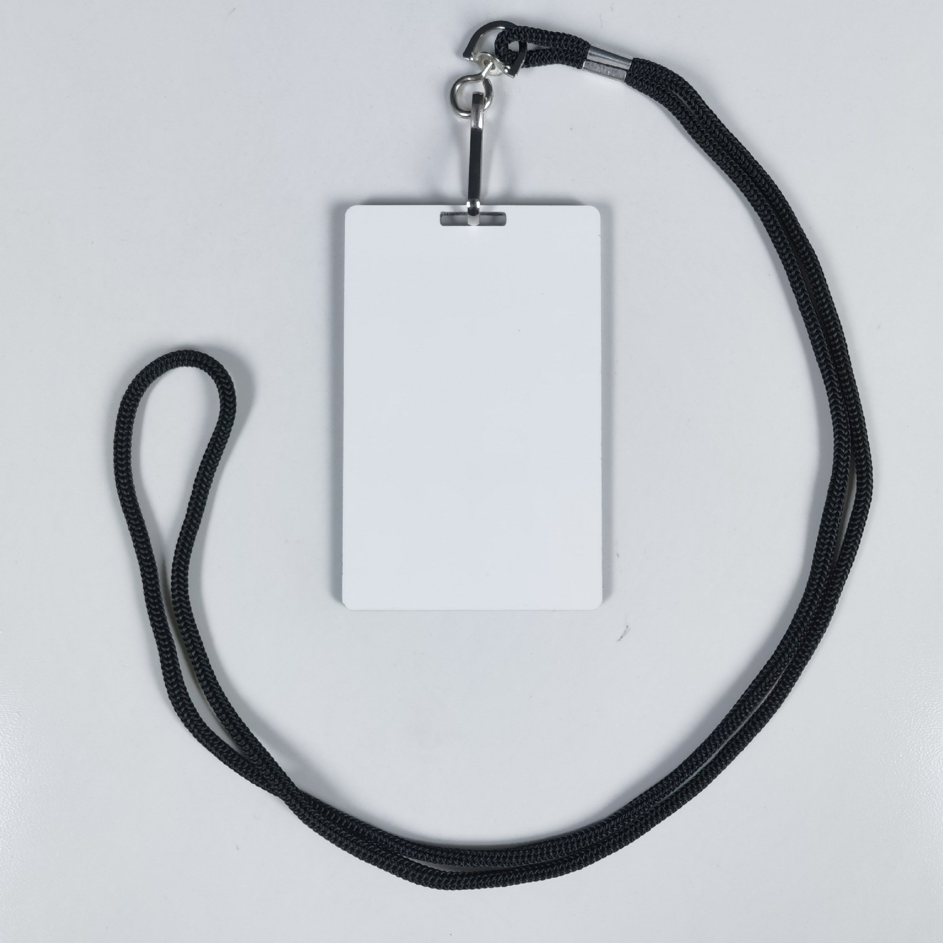MDF Double Sides Printing ID Card Sublimation Badge with Lanyard Work Permit Exhibition Conference Badge
