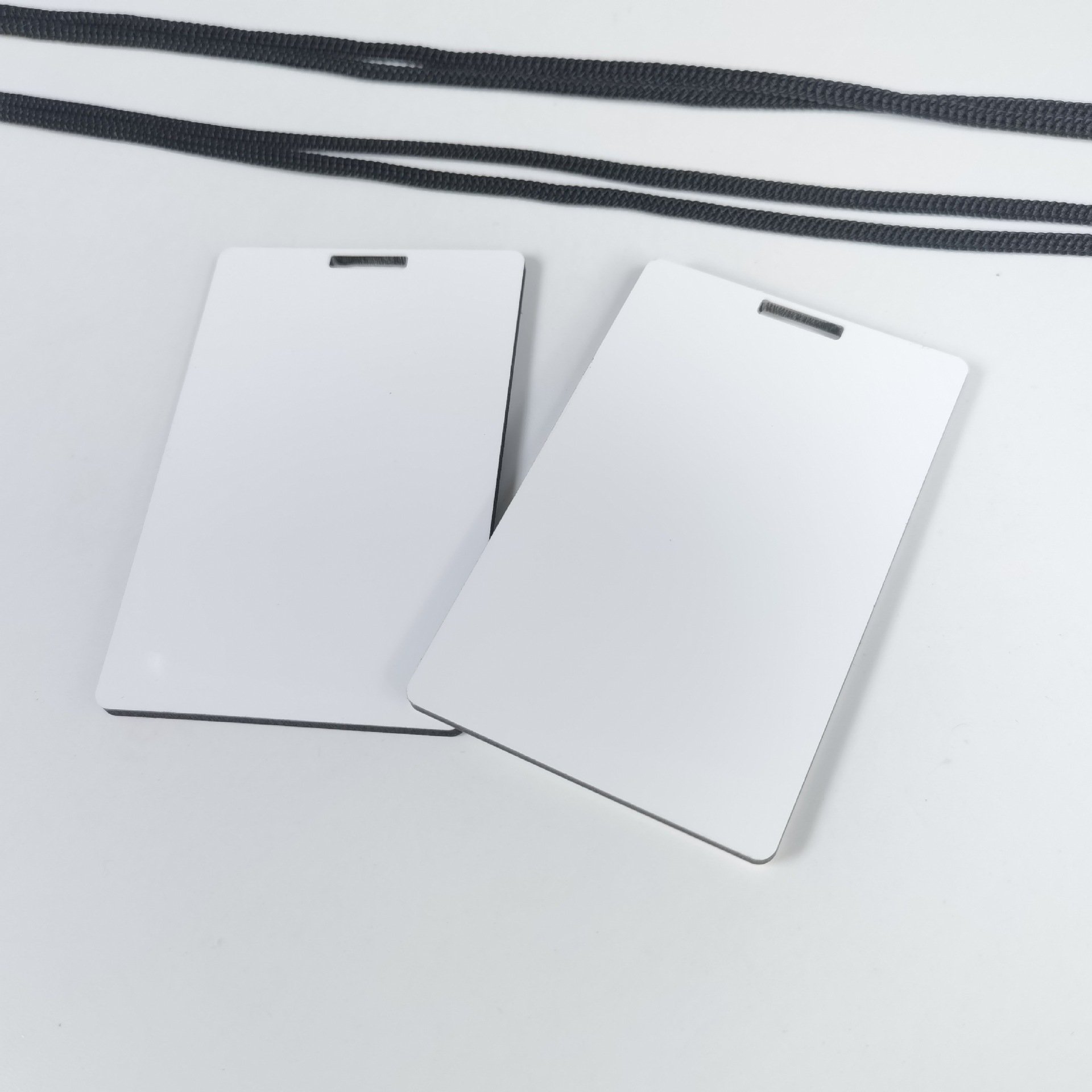 MDF Double Sides Printing ID Card Sublimation Badge with Lanyard Work Permit Exhibition Conference Badge
