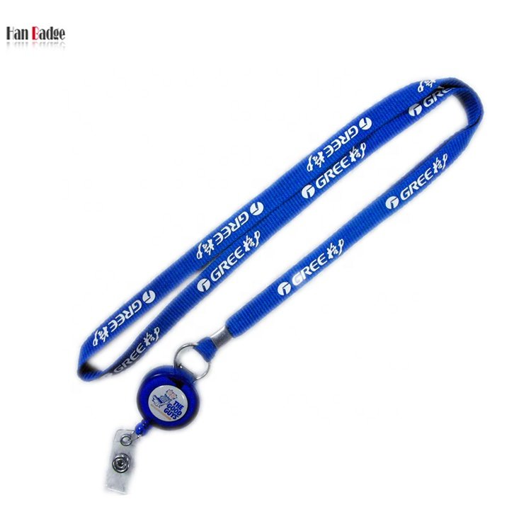 Custom Polyester Lanyards With ID Card Holder Printed Logo Neck Strap With Your Logo