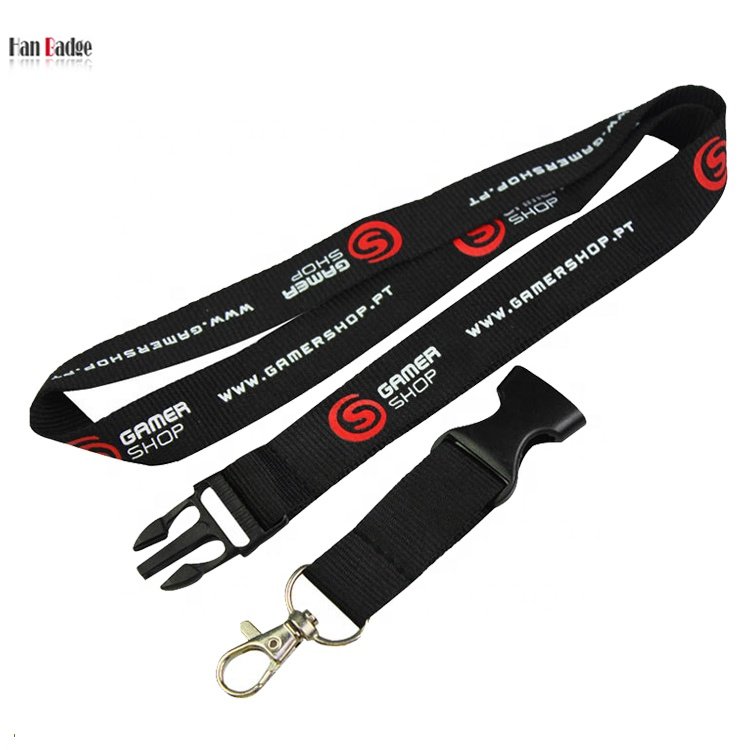 Custom Polyester Lanyards With ID Card Holder Printed Logo Neck Strap With Your Logo