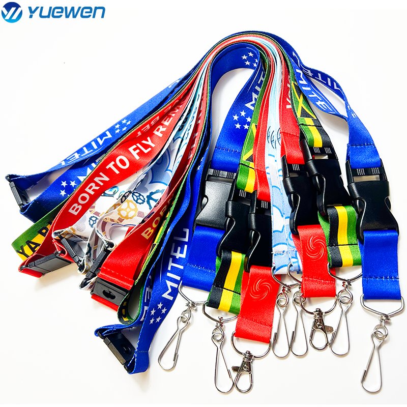 Wholesale Breakaway Printed Logo Designer Branded Ni Ke Lanyard Badge Holder Strap With Us Lanyards Id Card Keychain