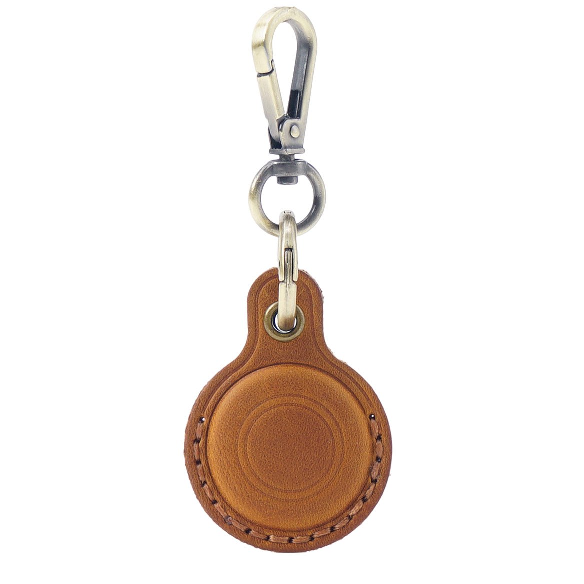 New Retro Leather KeyRing For Apple Airtag Locator Tracker Device Anti-drop Anti-rubbing Protective Keychain Accessories