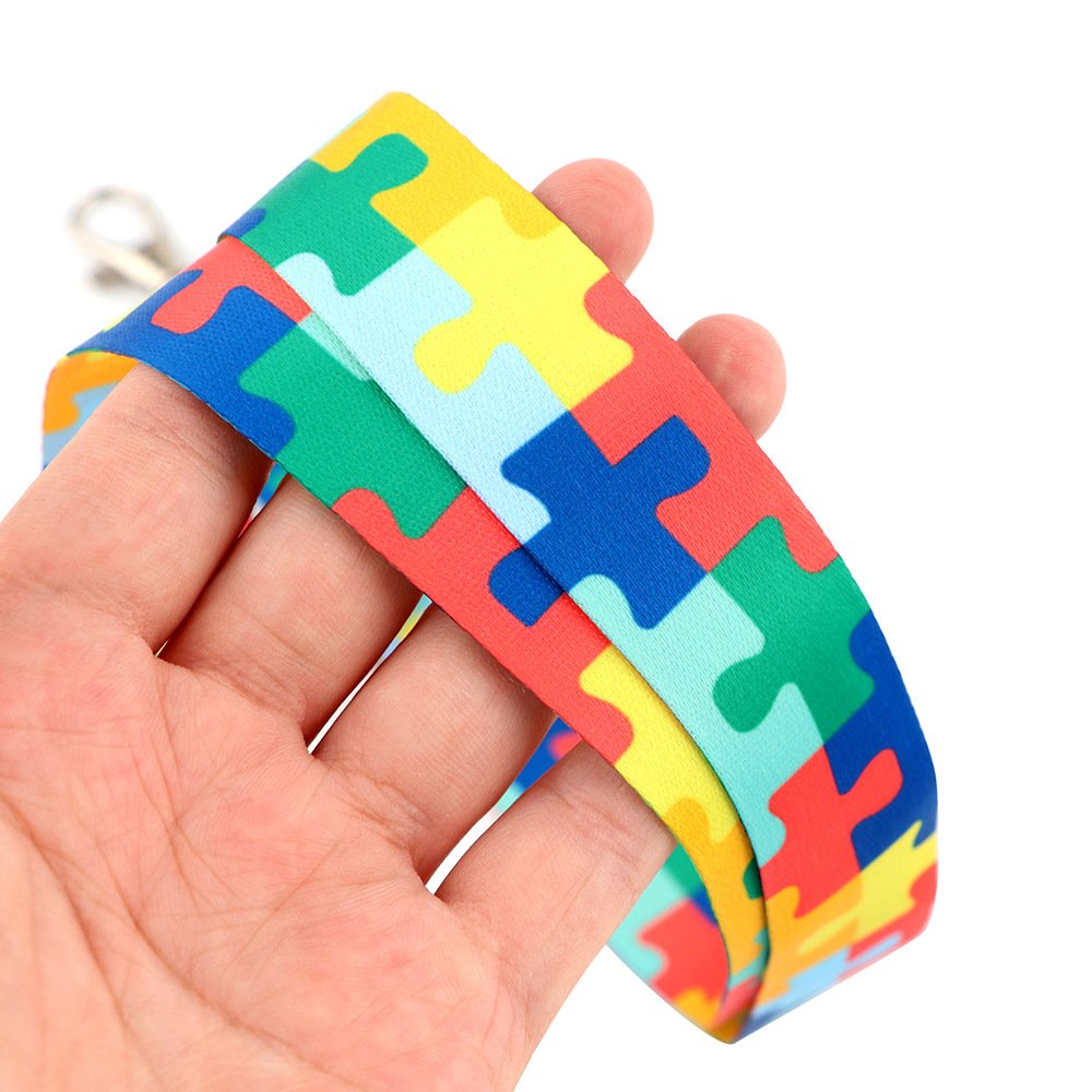 2022 Hot sale Custom Rainbow Lanyard Neck Strap for ID Card Badge Holder Gay Pride Lanyard