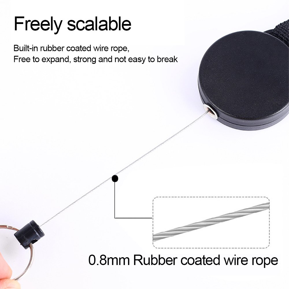 2024 New QORI colorful manufacture custom plastic badge holder reel retractable badge reel