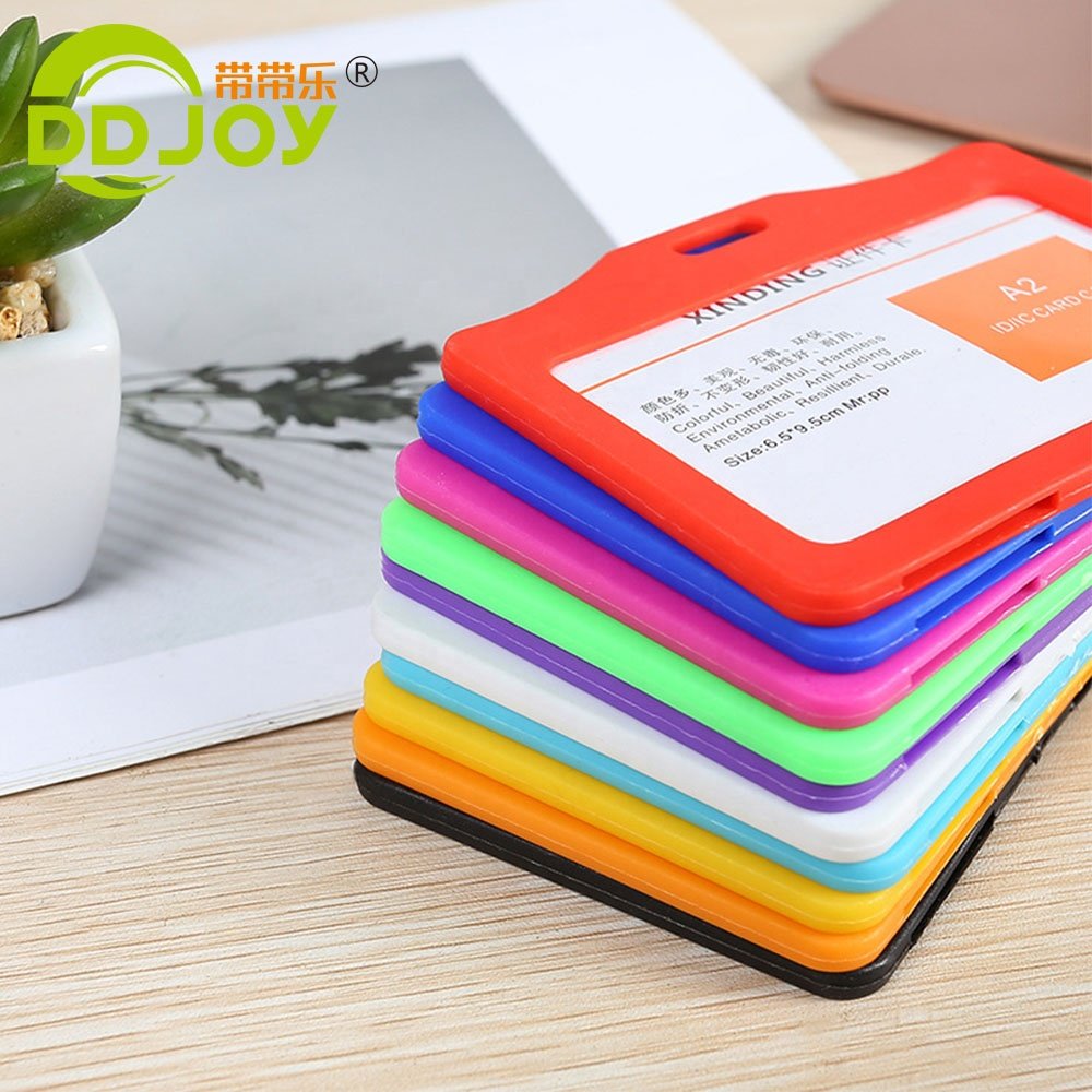 Cheap High Quality ID Pass Card Custom UV Printing Company Work Admission Neck Polyester Lanyard with Plastic ID Card Holder